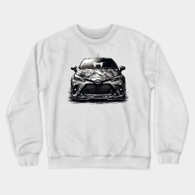 Toyota Yaris Crewneck Sweatshirt by Vehicles-Art